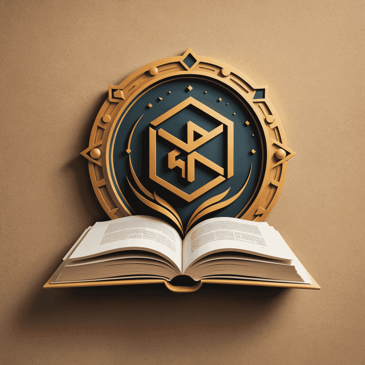 E-Learning Platforms logo featuring a stylized open book with digital elements, representing the fusion of traditional learning and modern technology