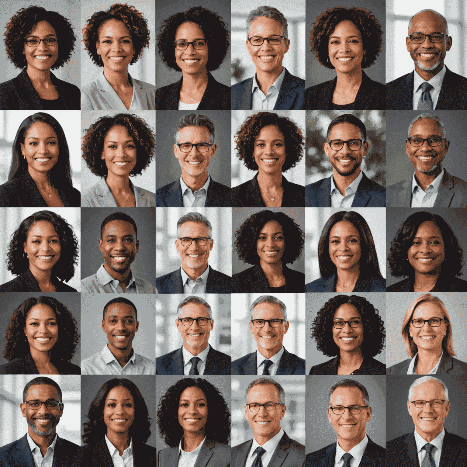 A montage of diverse individuals and corporate logos, representing success stories in e-learning transformations